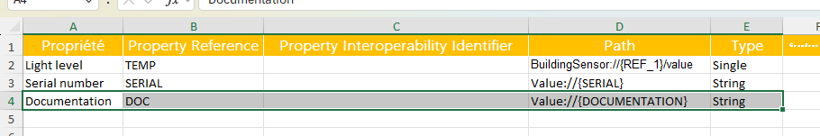 Ajout du canal Documentation avec Value://{DOCUMENTATION}.