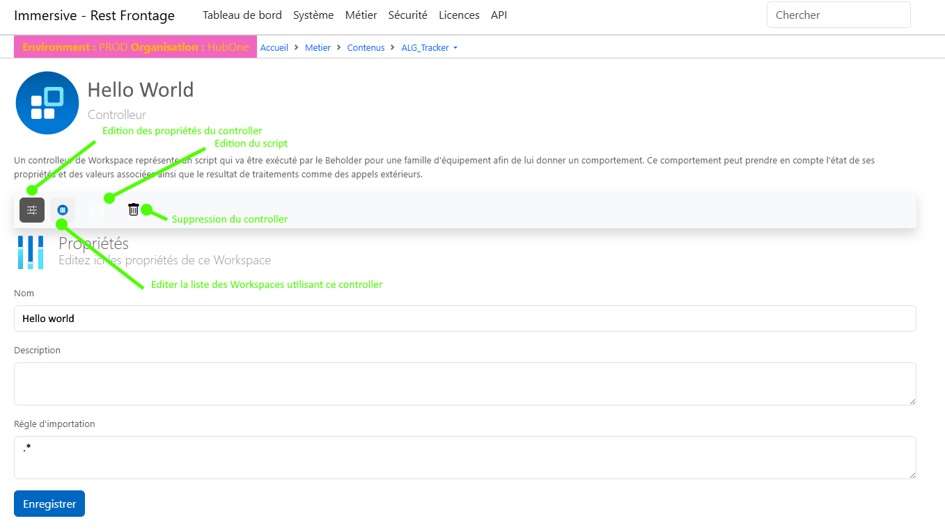 Contenus – Comportements & Scripting (Figure 7)