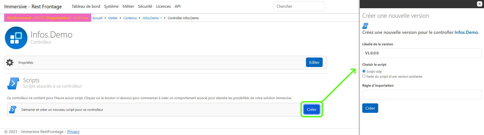 Contenus – Comportements & Scripting (Figure 8)