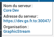 Interface de Forge